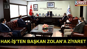 Hak-İş'ten Başkan Zolan'a ziyaret