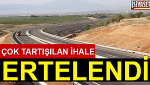 İhale ertelendi
