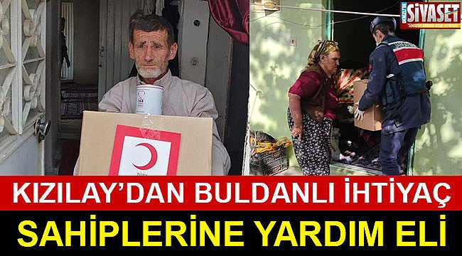 Kızılay’dan Buldanlı ihtiyaç sahiplerine yardım eli