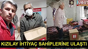 Kızılay ihtiyaç sahiplerine ulaştı
