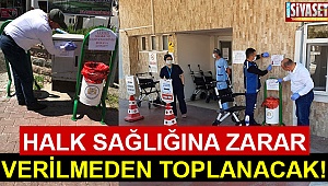 Maske ve eldivenler ayrı toplanacak