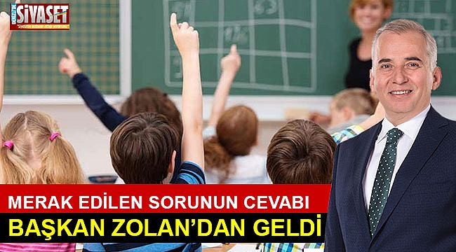 Merak edilen soruyu Başkan Zolan cevapladı