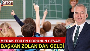 Merak edilen soruyu Başkan Zolan cevapladı