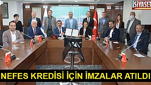 Nefes kredisi için imzalar atıldı