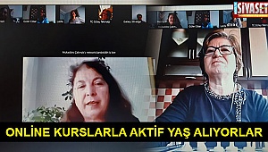 Online kurslarla aktif yaş alıyorlar