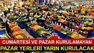 Pamukkale’de pazarların günü değişti