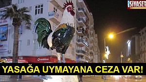 Yasağa uymayana ceza var!