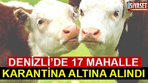 17 mahalle karantina altına alındı