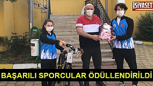 Başarılı sporcular ödüllendirildi