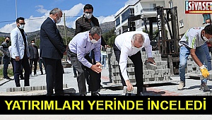 Başkan Zolan, yatırımları inceledi