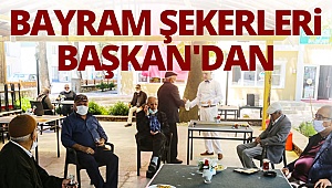 Bayram şekerleri Başkan Arslan'dan