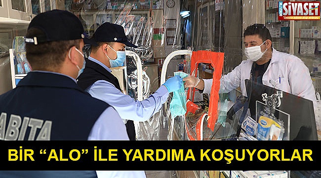 Bir alo ile yardıma koşuyorlar