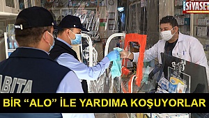 Bir alo ile yardıma koşuyorlar