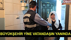 Büyükşehir yine vatandaşın yanında