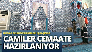 Camiler cemaate hazırlanıyor