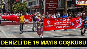 Denizli’de 19 Mayıs coşkusu