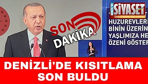 Denizli'de kısıtlama sona erdi