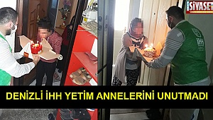 Denizli İHH yetim annelerini unutmadı
