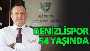 Denizlispor 54 yaşında