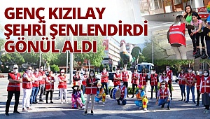 Genç Kızılay şehri şenlendirdi gönül aldı