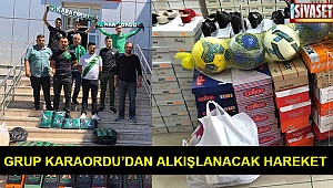 Grup Karaordu’dan alkışlanacak hareket