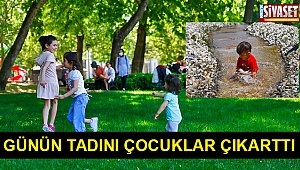 Günün tadını çocuklar çıkarttı