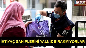 İhtiyaç sahiplerini yalnız bırakmıyorlar