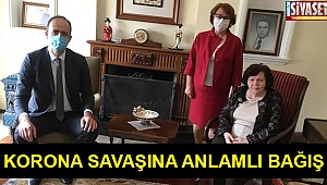 Korona savaşına anlamlı bağış