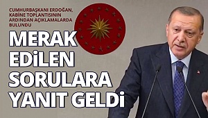 Merak edilen sorulara yanıt geldi