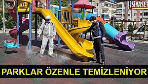 Parklar özenle temizleniyor