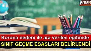 Sınıf Geçme Esasları Belirlendi