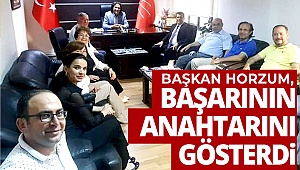 Başkan Horzum, başarının anahtarını gösterdi 