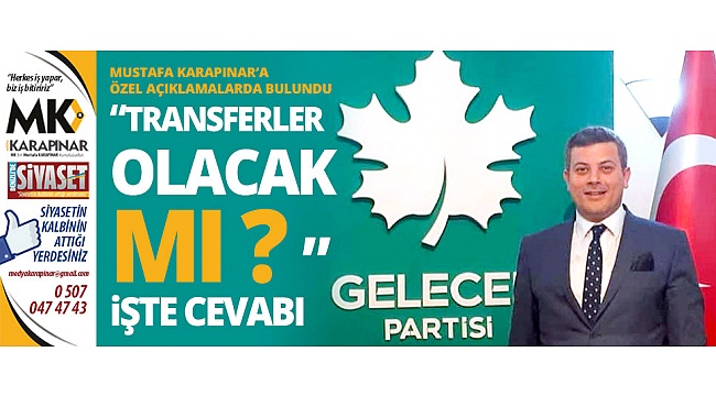 Başkan Yıldırım, 'Gelecek'ten umutlu