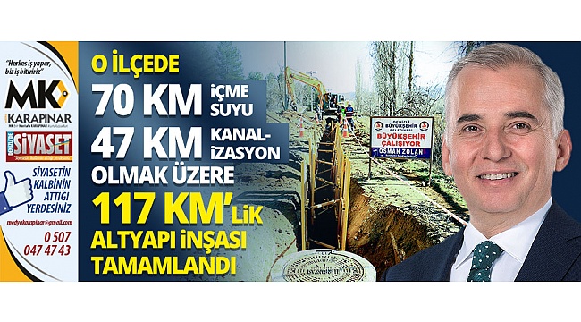 Beyağaç modern alt yapıya kavuştu