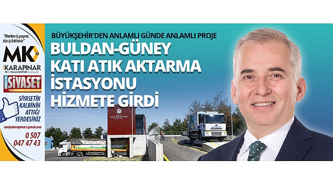 Büyükşehir'den anlamlı günde anlamlı proje