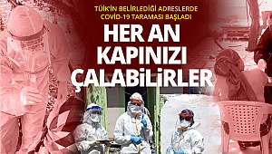 Denizli genelinde Covid-19 tarama testi başladı
