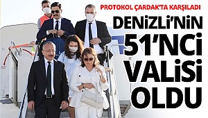 Denizli’nin 51’nci valisi Atik oldu