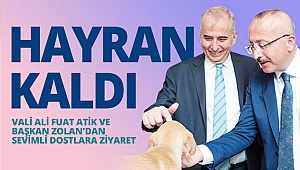 Denizli Valisi Atik, hayran kaldı