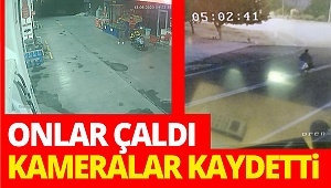 Güvenlik kameraları hırsızları ele verdi