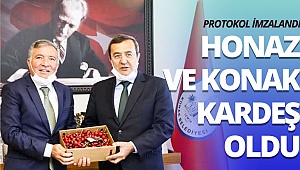 Honaz ve Konak kardeş şehir oldu