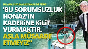 Kepenek’ten sulama suyuna müdahaleye tepki