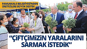 Pamukkale Belediyesi’nden üreticilere büyük destek