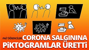 PAÜ öğrencilerinden piktogram uygulamaları