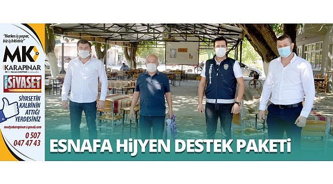 Sarayköy Belediyesi’nden hijyen destek paketi