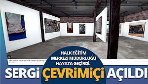 Sarayköy’de çevrimiçi sergi açıldı