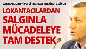 Temassız menü geliyor