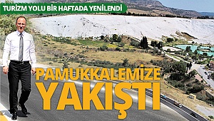 Turizm yolu bir haftada yenilendi