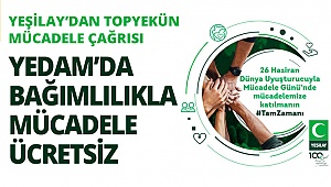 Yeşilay’dan topyekün mücadele çağrısı