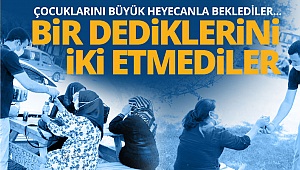 YKS'ye giren öğrencilerin velilerine ikramda bulundular