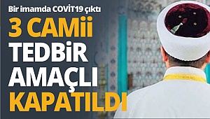 Acıpayam’da 3 camii tedbir amaçlı kapatıldı